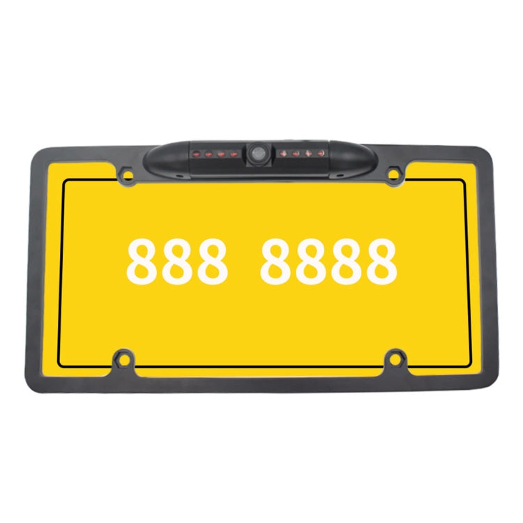 PZ422 America Car License Plate Frame 120 Degree Rear View Camera - Rear View Cameras by PMC TechLife | Online Shopping South Africa | PMC TechLife | Buy Now Pay Later Mobicred