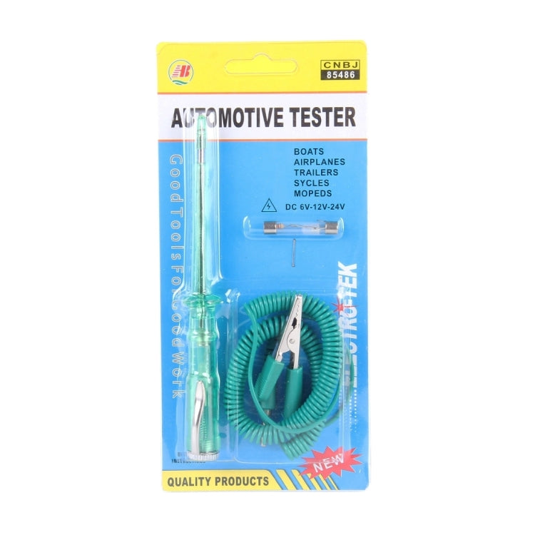 CNJB-85486 Circuit Tester and Electrical Voltage Detector Pen Set With Crocodile Clip And Replaceable Lamp 6-24V, Wire Length: 80cm - Electronic Test by PMC Jewellery | Online Shopping South Africa | PMC Jewellery