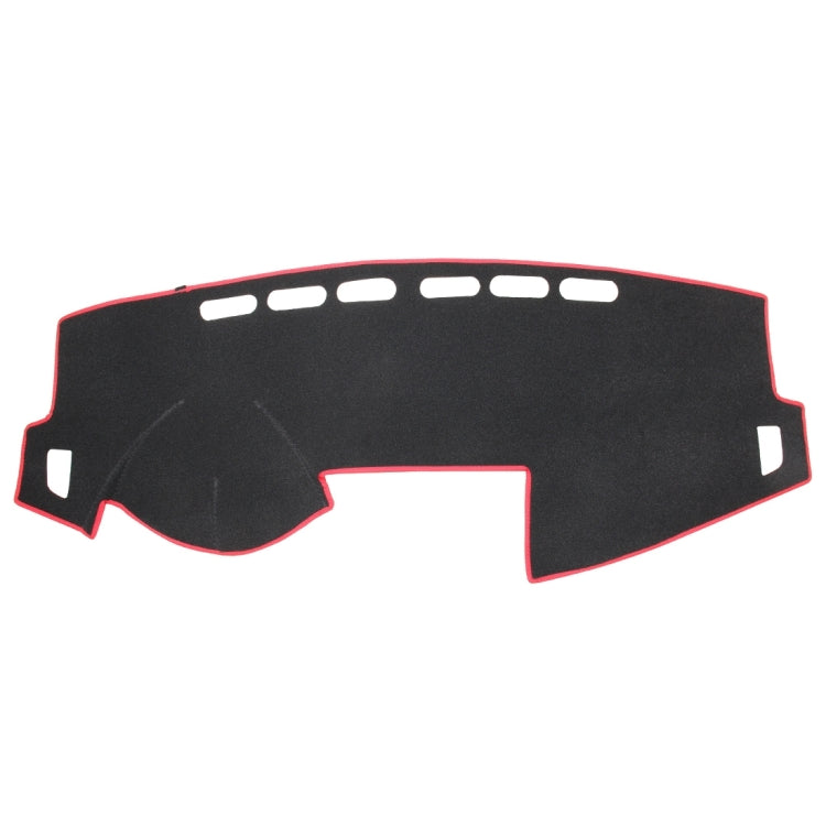 Dark Mat Car Dashboard Cover Car Light Pad Instrument Panel Sunscreen for 2014 Vios (Please note the model and year)(Red) - Sound & Heat Insulation Cotton by PMC TechLife | Online Shopping South Africa | PMC TechLife | Buy Now Pay Later Mobicred
