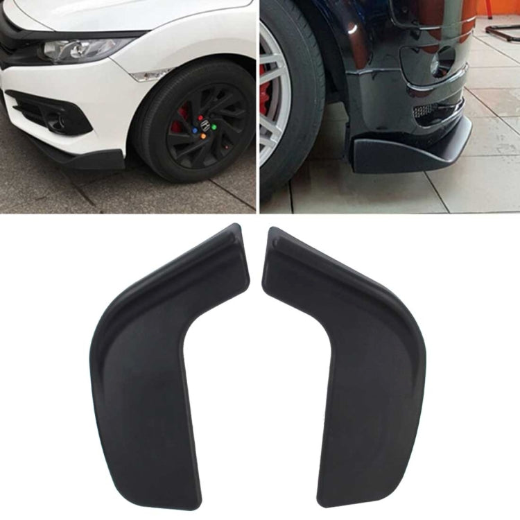 2 PCS Universal Fit Car Front Bumper Spoiler Lip Splitter Diffuser SUV ABS Front Shovel, Length: 57cm - Bumper by PMC Jewellery | Online Shopping South Africa | PMC Jewellery | Buy Now Pay Later Mobicred