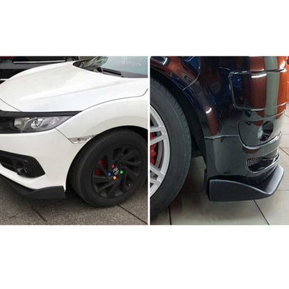 2 PCS Universal Fit Car Front Bumper Spoiler Lip Splitter Diffuser SUV ABS Front Shovel, Length: 57cm - Bumper by PMC Jewellery | Online Shopping South Africa | PMC Jewellery | Buy Now Pay Later Mobicred