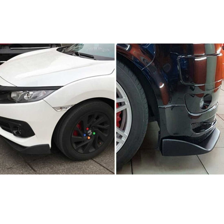 2 PCS Universal Fit Car Front Bumper Spoiler Lip Splitter Diffuser SUV ABS Front Shovel, Length: 62cm - Bumper by PMC Jewellery | Online Shopping South Africa | PMC Jewellery | Buy Now Pay Later Mobicred