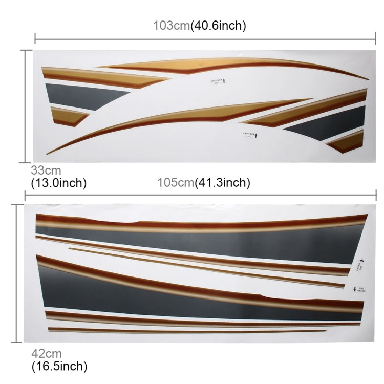 5 PCS SUV Body Decorative Strip Brand Car Streamline Shining Sticker for Toyota Prado4000 2011 Version - Decorative Sticker by PMC Jewellery | Online Shopping South Africa | PMC Jewellery | Buy Now Pay Later Mobicred