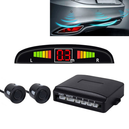 Car Buzzer Reverse Backup Radar System - Premium Quality 2 Parking Sensors Car Reverse Backup Radar System with LCD Display(Black) - Radar Detectors by PMC Jewellery | Online Shopping South Africa | PMC Jewellery | Buy Now Pay Later Mobicred