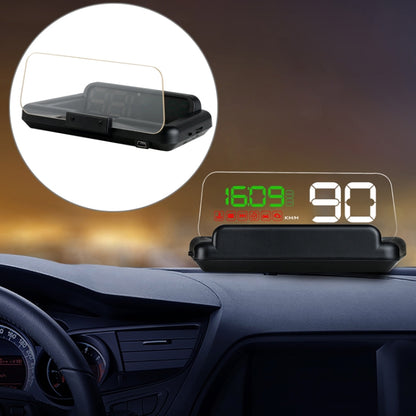 C500 Car HUD Virtual HD Projection Head-up Display, With Adjustable Reflection Board, Speed & RPM & Water Temperature & Oil Consumption & Driving Distance / Time & Voltage Display, Over Speed Alarm, Connect OBD2 Interface(Green) - Head Up Display System by PMC Jewellery | Online Shopping South Africa | PMC Jewellery | Buy Now Pay Later Mobicred