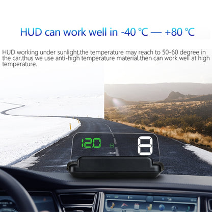 C500 Car HUD Virtual HD Projection Head-up Display, With Adjustable Reflection Board, Speed & RPM & Water Temperature & Oil Consumption & Driving Distance / Time & Voltage Display, Over Speed Alarm, Connect OBD2 Interface(Green) - Head Up Display System by PMC Jewellery | Online Shopping South Africa | PMC Jewellery | Buy Now Pay Later Mobicred