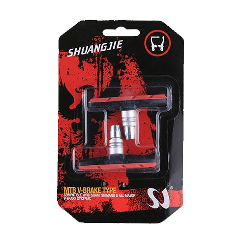 2 PCS robe V-brake Bicycle Brake Shoes - Bicycle Brake Parts by PMc TechLife | Online Shopping South Africa | PMc TechLife | Buy Now Pay Later Mobicred