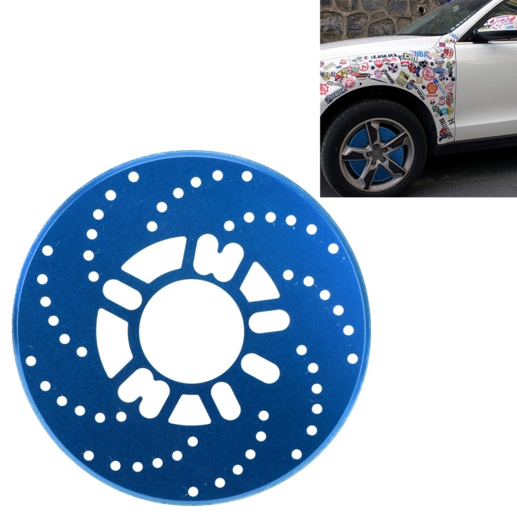 2 PCS Universal Aluminium Auto Car Wheel Disc Brake Racing Decorative Cover(Blue) - Wheels Tires & Parts by PMC Jewellery | Online Shopping South Africa | PMC Jewellery