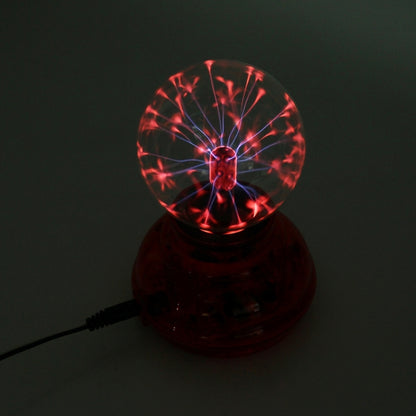 Car Auto Plasma Magic Ball Sphere Lightening Lamp with Hand-Touching Changing Pattern Model(Red) - Atmosphere lights by PMC Jewellery | Online Shopping South Africa | PMC Jewellery | Buy Now Pay Later Mobicred