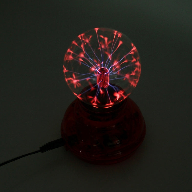 Car Auto Plasma Magic Ball Sphere Lightening Lamp with Hand-Touching Changing Pattern Model(Red) - Atmosphere lights by PMC Jewellery | Online Shopping South Africa | PMC Jewellery | Buy Now Pay Later Mobicred