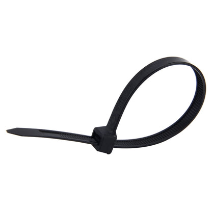 100pcs /Pack 8mm*200mm Nylon Cable Ties(Black) - Booster Cable & Clip by PMC Jewellery | Online Shopping South Africa | PMC Jewellery