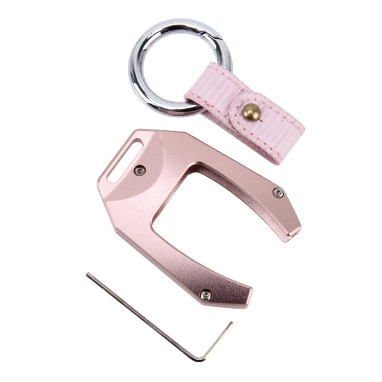 Car Auto Universal Metal Key Ring Protection Cover for Benz(Pink) - Car Key Cases by PMC Jewellery | Online Shopping South Africa | PMC Jewellery | Buy Now Pay Later Mobicred