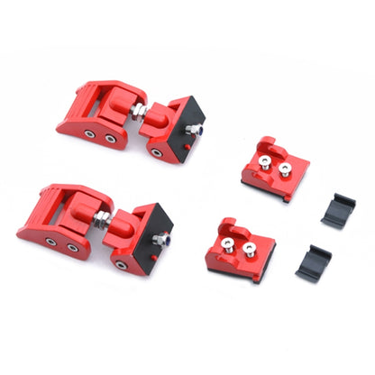 2 PCS Car Latch Locking Catch Buckle Engine Cover for Jeep Wrangler JK 2007-2017(Red) - Locks & Hasps by PMC Jewellery | Online Shopping South Africa | PMC Jewellery