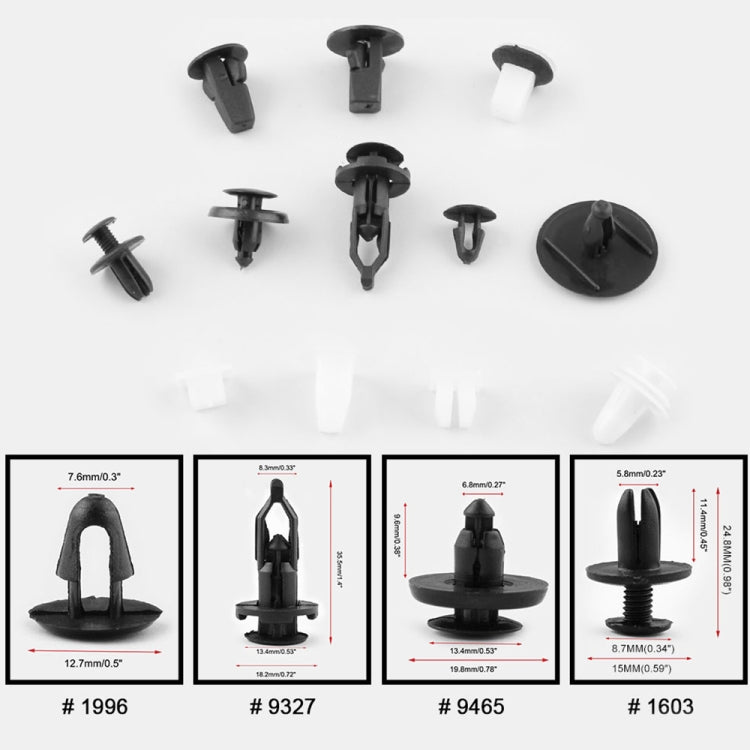 292 PCS Car Retainer Clips Assortment Car Panel Trim Plastic Fasteners Rivet Clips Set - Nuts & Bolts by PMC TechLife | Online Shopping South Africa | PMC TechLife | Buy Now Pay Later Mobicred