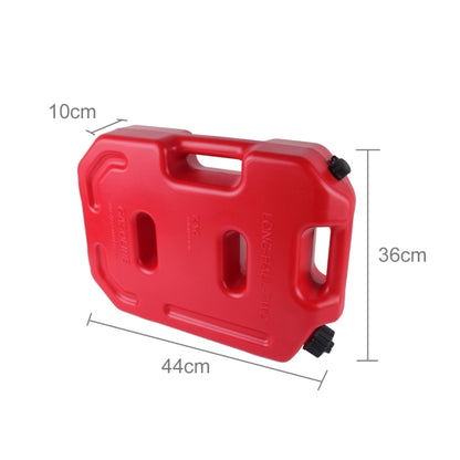 Gasoline Fuel Tanks Plastic 2.6 Gallon 10 Litres Auto Shut Off Fuel Cans Oil Container Emergency Backup(Red) - oil tank tubes & oil pumps by PMC Jewellery | Online Shopping South Africa | PMC Jewellery | Buy Now Pay Later Mobicred