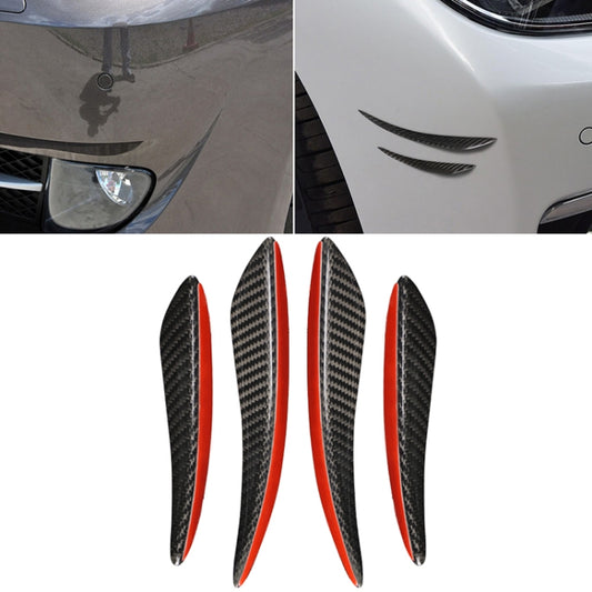 4 PCS Universal Car Carbon Fiber Front Air Knife Decorative Sticker - Decorative Sticker by PMC Jewellery | Online Shopping South Africa | PMC Jewellery | Buy Now Pay Later Mobicred