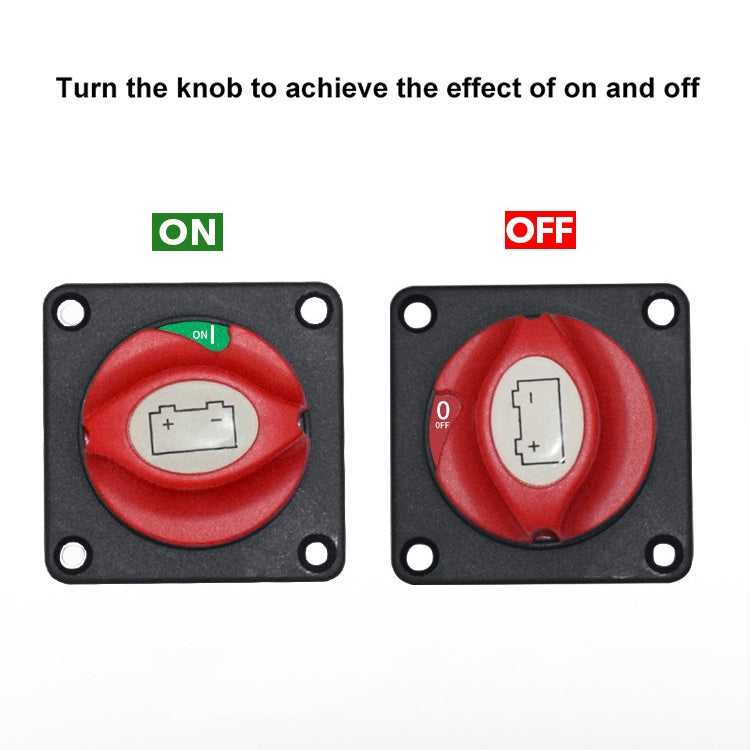 Car Auto RV Marine Boat Battery Selector Isolator Disconnect Rotary Switch Cut - Car Switches by PMC TechLife | Online Shopping South Africa | PMC TechLife | Buy Now Pay Later Mobicred