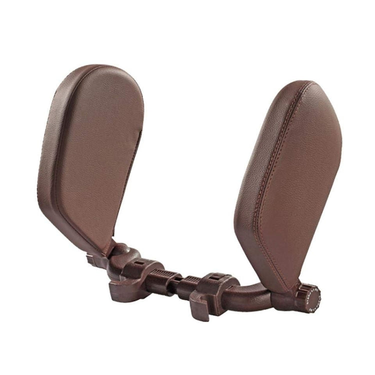 Car Seat Headrest Car Neck Pillow Sleep Side Headrest for Children and Adults (Coffee) - Seat Accessories by PMC Jewellery | Online Shopping South Africa | PMC Jewellery | Buy Now Pay Later Mobicred