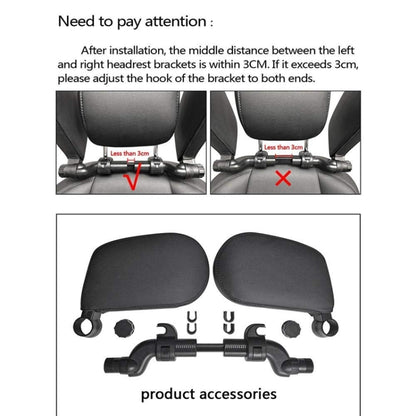 Car Seat Headrest Car Neck Pillow Sleep Side Headrest for Children and Adults (Brown) - Seat Accessories by PMC Jewellery | Online Shopping South Africa | PMC Jewellery | Buy Now Pay Later Mobicred