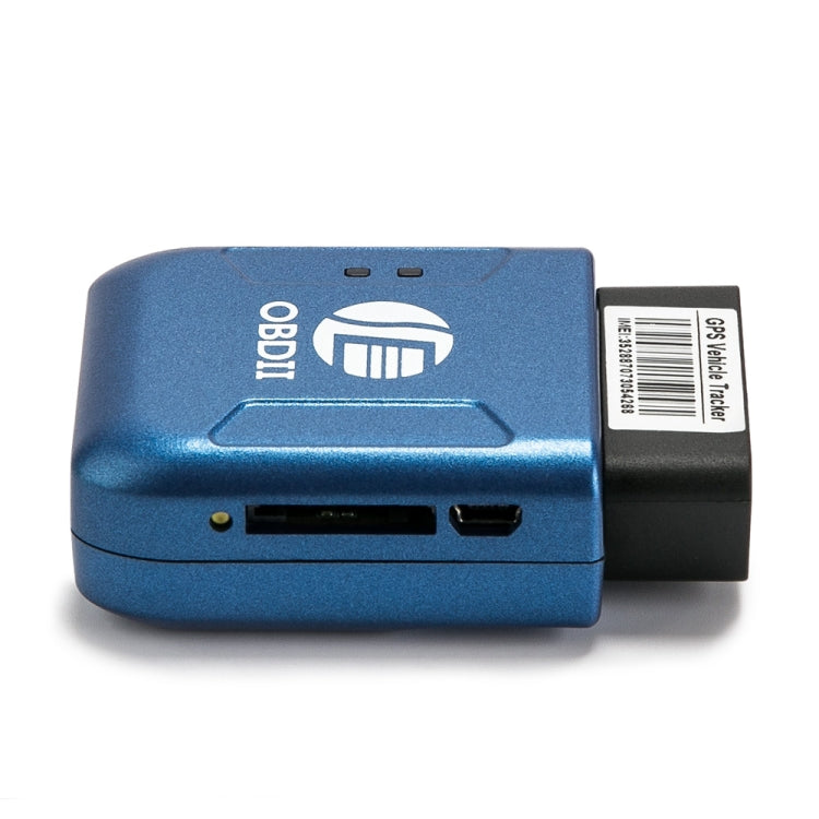 TK206 2G GPS OBD2 Real Time GSM Quad Band Anti-theft Vibration Alarm GSM GPRS Mini GPS Car Tracker (Blue) - Car Tracker by PMC Jewellery | Online Shopping South Africa | PMC Jewellery | Buy Now Pay Later Mobicred