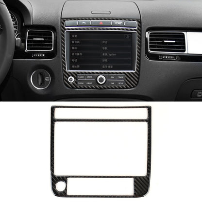 Car Carbon Fiber Navigation Panel Decorative Sticker for Volkswagen Touareg 2011-2018 - Car Interior Mouldings by PMC Jewellery | Online Shopping South Africa | PMC Jewellery | Buy Now Pay Later Mobicred