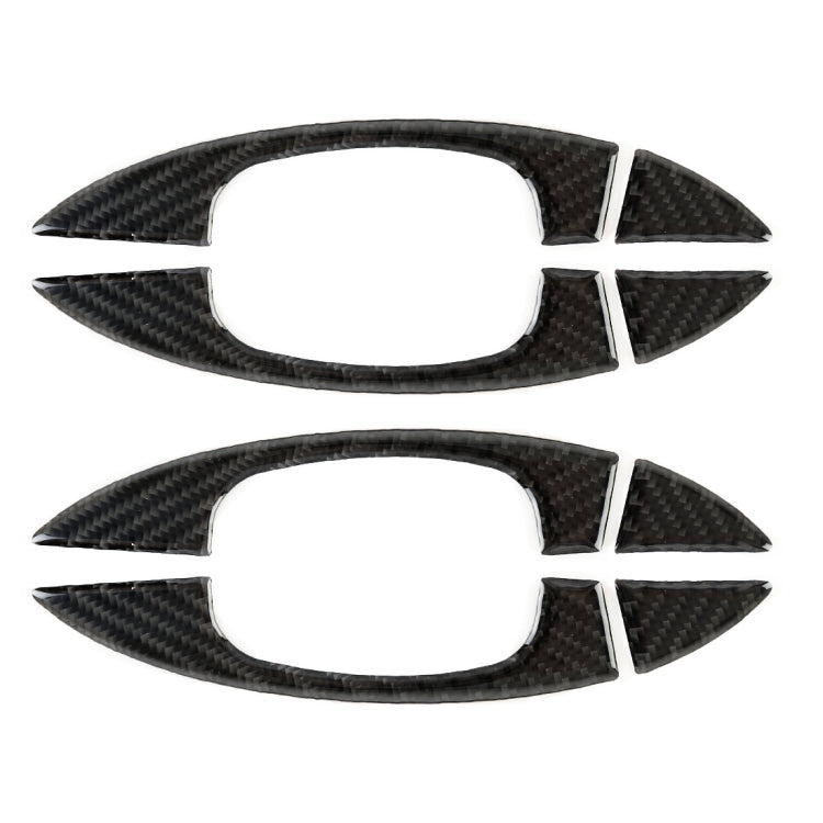 8 PCS Car Carbon Fiber Door Inner and Outer Handle Panel Decorative Sticker for Volkswagen Touareg 2011-2018 - Car Interior Mouldings by PMC Jewellery | Online Shopping South Africa | PMC Jewellery | Buy Now Pay Later Mobicred