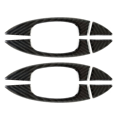 8 PCS Car Carbon Fiber Door Inner and Outer Handle Panel Decorative Sticker for Volkswagen Touareg 2011-2018 - Car Interior Mouldings by PMC Jewellery | Online Shopping South Africa | PMC Jewellery | Buy Now Pay Later Mobicred