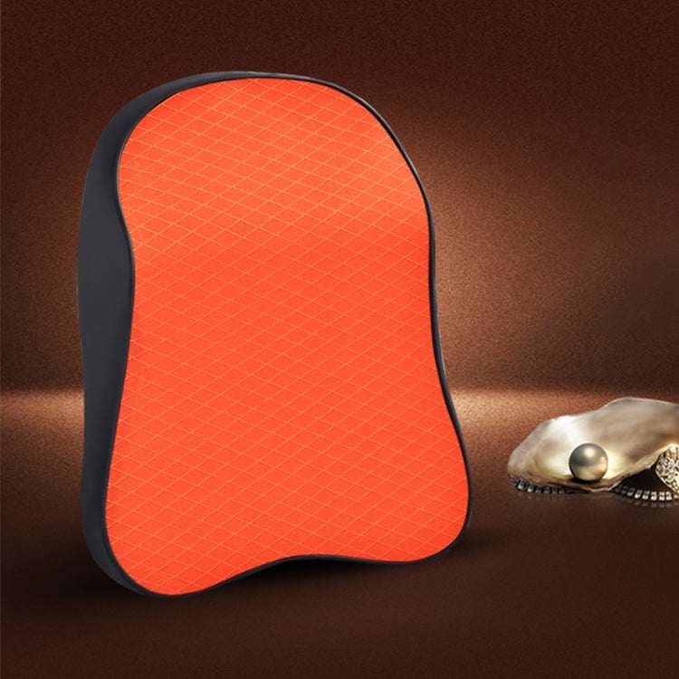 Four Seasons Breathable Memory Foam Car Neck Pillow Polyester Headrest (Orange) - Seat Accessories by PMC Jewellery | Online Shopping South Africa | PMC Jewellery | Buy Now Pay Later Mobicred