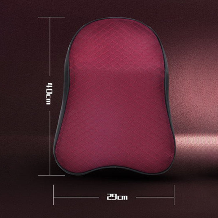 Four Seasons Breathable Memory Foam Car Neck Pillow Polyester Headrest (Purple) - Seat Accessories by PMC Jewellery | Online Shopping South Africa | PMC Jewellery | Buy Now Pay Later Mobicred