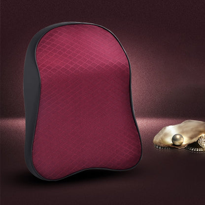 Four Seasons Breathable Memory Foam Car Neck Pillow Polyester Headrest (Red) - Seat Accessories by PMC Jewellery | Online Shopping South Africa | PMC Jewellery | Buy Now Pay Later Mobicred