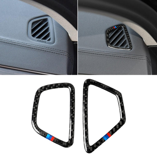 Car Tricolor Carbon Fiber Instrument Air Vent Frame Decorative Sticker for BMW 5 Series G38 528Li / 530Li / 540Li 2018, Left Drive - Car Interior Mouldings by PMC Jewellery | Online Shopping South Africa | PMC Jewellery | Buy Now Pay Later Mobicred