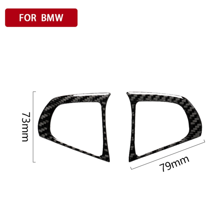 Car Carbon Fiber Steering Wheel Button Configuration B Decorative Sticker for BMW 5 Series G30/G38 X3 G01/G08 - Car Interior Mouldings by PMC Jewellery | Online Shopping South Africa | PMC Jewellery | Buy Now Pay Later Mobicred