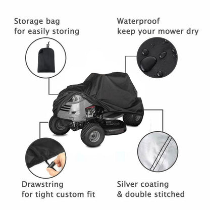 210D Oxford Cloth Waterproof Sunscreen Scooter Tractor Car Cover, Size: S - Raincoat by PMC Jewellery | Online Shopping South Africa | PMC Jewellery | Buy Now Pay Later Mobicred