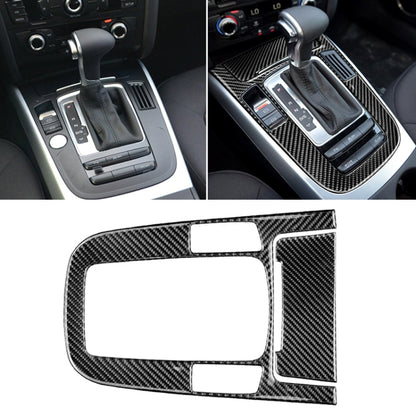 Car Carbon Fiber Gear Position Panel Decorative Sticker for Audi 2010-2018 Q5 / 2009-2016 A4L / 2009-2016 A5 - Car Interior Mouldings by PMC Jewellery | Online Shopping South Africa | PMC Jewellery | Buy Now Pay Later Mobicred