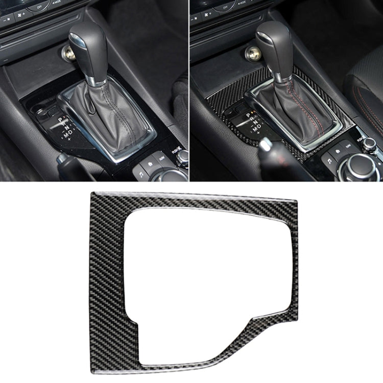 Car Carbon Fiber Left Drive Gear Frame A Decorative Sticker for Mazda Axela 2013-2016 - Car Interior Mouldings by PMC TechLife | Online Shopping South Africa | PMC TechLife | Buy Now Pay Later Mobicred