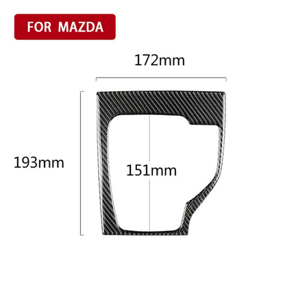 Car Carbon Fiber Right Drive Gear Frame A Decorative Sticker for Mazda Axela 2013-2016 - Car Interior Mouldings by PMC Jewellery | Online Shopping South Africa | PMC Jewellery | Buy Now Pay Later Mobicred