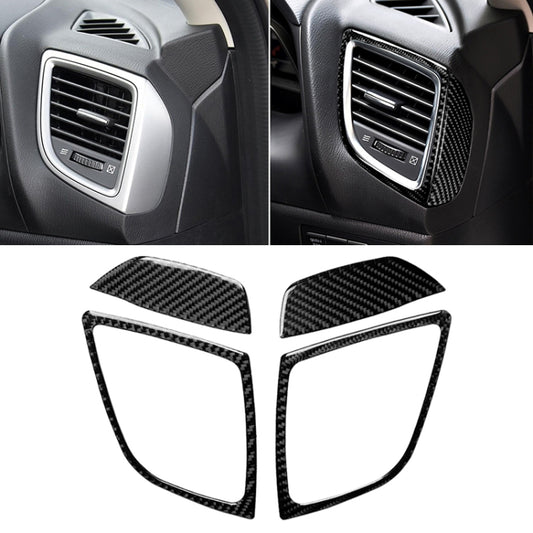 Car Carbon Fiber Right and Left Air Outlet Decorative Sticker for Mazda Axela 2014 / 2017-2018 - Car Interior Mouldings by PMC Jewellery | Online Shopping South Africa | PMC Jewellery | Buy Now Pay Later Mobicred