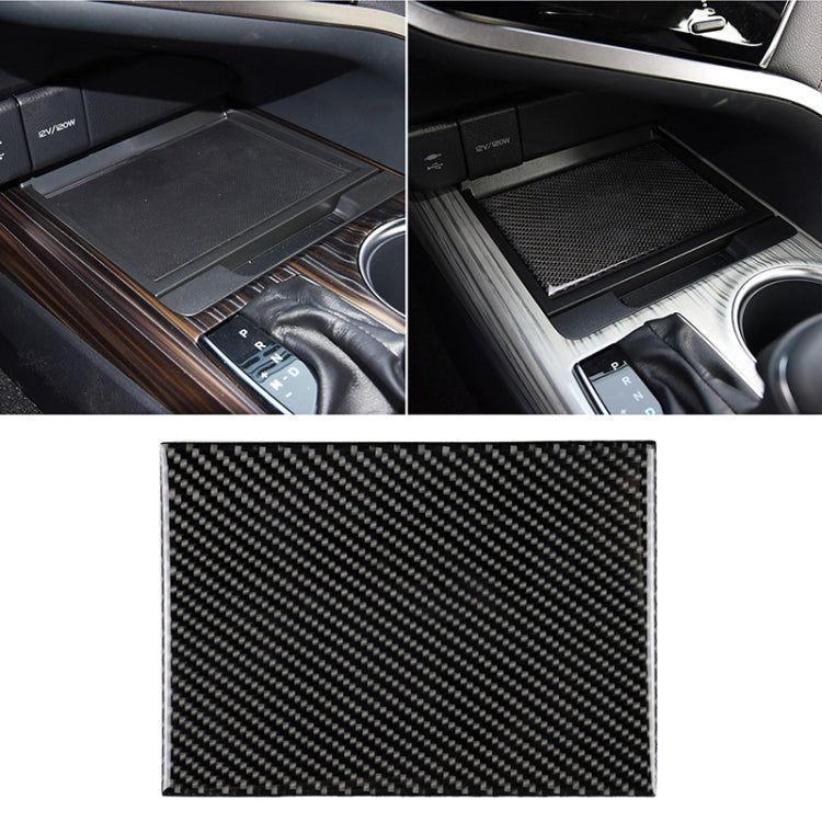 Car Carbon Fiber Storage Box Decorative Sticker for Toyota Eighth Generation Camry 2018-2019 - Car Interior Mouldings by PMC Jewellery | Online Shopping South Africa | PMC Jewellery | Buy Now Pay Later Mobicred