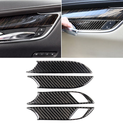 Car Carbon Fiber Door Inner Handle Wrist Panel Decorative Sticker for Cadillac XT5 2016-2017 - Car Interior Mouldings by PMC Jewellery | Online Shopping South Africa | PMC Jewellery | Buy Now Pay Later Mobicred