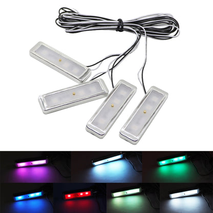 4 PCS Universal Car Colorful LED Inner Handle Light Atmosphere Lights Decorative Lamp DC12V / 0.5W Cable Length: 70cm (Colour) - Atmosphere lights by PMC Jewellery | Online Shopping South Africa | PMC Jewellery | Buy Now Pay Later Mobicred