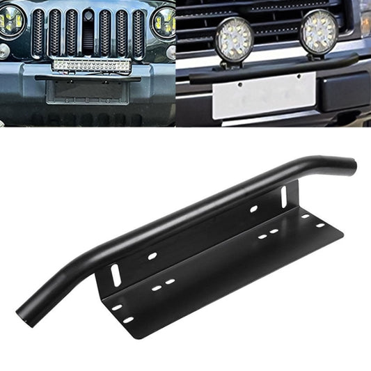 Universal Car License Plate Plastic Bracket Frame Holder Stand Mount (Black) - License Plate Covers & Frames by PMC Jewellery | Online Shopping South Africa | PMC Jewellery | Buy Now Pay Later Mobicred