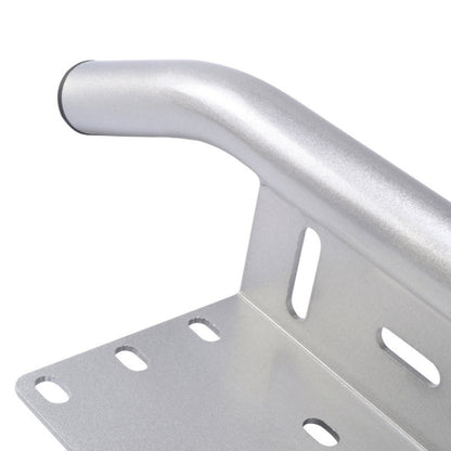 Universal Car License Plate Plastic Bracket Frame Holder Stand Mount (Silver) - License Plate Covers & Frames by PMC Jewellery | Online Shopping South Africa | PMC Jewellery | Buy Now Pay Later Mobicred