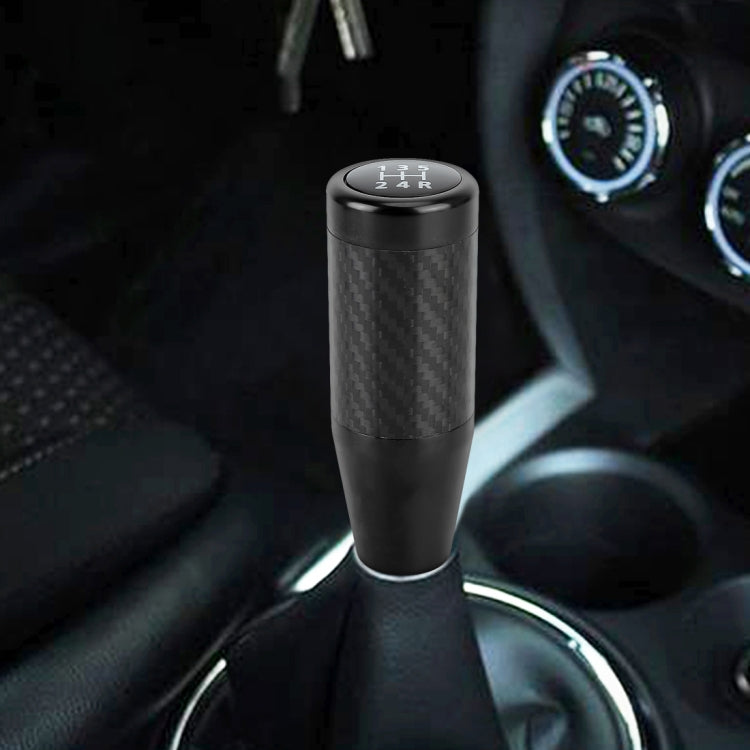 Universal Car Carbon Fiber Pattern Gear Head Gear Shift Knob (Black) - Shift Knob by PMC Jewellery | Online Shopping South Africa | PMC Jewellery | Buy Now Pay Later Mobicred