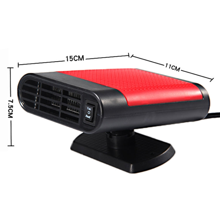 Car Heater Hot Cool Fan Windscreen Window Demister Defroster DC 12V, Purification Version (Red) - Heating & Fans by PMC TechLife | Online Shopping South Africa | PMC TechLife | Buy Now Pay Later Mobicred