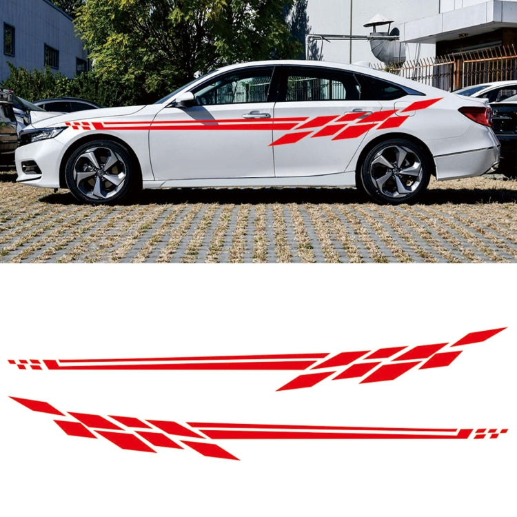 Car Styling Plaid Series PVC Sticker Auto Decorative Sticker (Red) - Decorative Sticker by PMC TechLife | Online Shopping South Africa | PMC TechLife | Buy Now Pay Later Mobicred