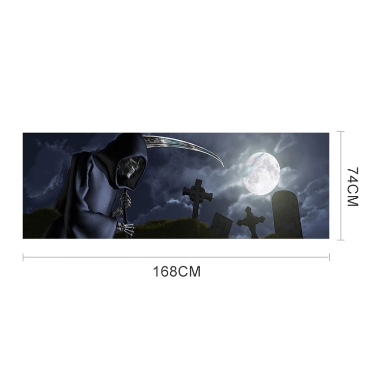 Death Cemetery Pattern Horror Series Car Rear Window Decorative Sticker, Size: 168 x 74cm - Decorative Sticker by PMC Jewellery | Online Shopping South Africa | PMC Jewellery | Buy Now Pay Later Mobicred