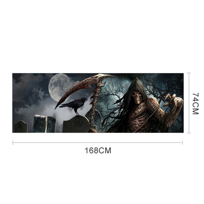 Scythe Death Pattern Horror Series Car Rear Window Decorative Sticker, Size: 168 x 74cm - Decorative Sticker by PMC Jewellery | Online Shopping South Africa | PMC Jewellery | Buy Now Pay Later Mobicred