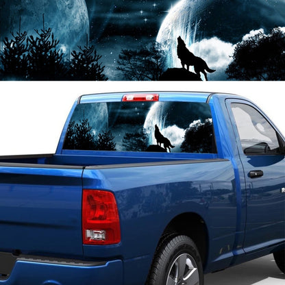 Wolverine Pattern Horror Series Car Rear Window Decorative Sticker, Size: 165 x 56cm - Decorative Sticker by PMC Jewellery | Online Shopping South Africa | PMC Jewellery | Buy Now Pay Later Mobicred