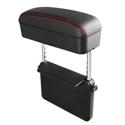 Universal Car PU Leather Wrapped Armrest Box Cushion Car Armrest Box Mat with Storage Box (Black Red) - Stowing Tidying by PMC Jewellery | Online Shopping South Africa | PMC Jewellery | Buy Now Pay Later Mobicred