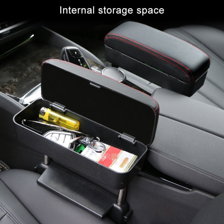 Universal Car PU Leather Wrapped Armrest Box Cushion Car Armrest Box Mat with Storage Box (Brown) - Stowing Tidying by PMC TechLife | Online Shopping South Africa | PMC TechLife | Buy Now Pay Later Mobicred